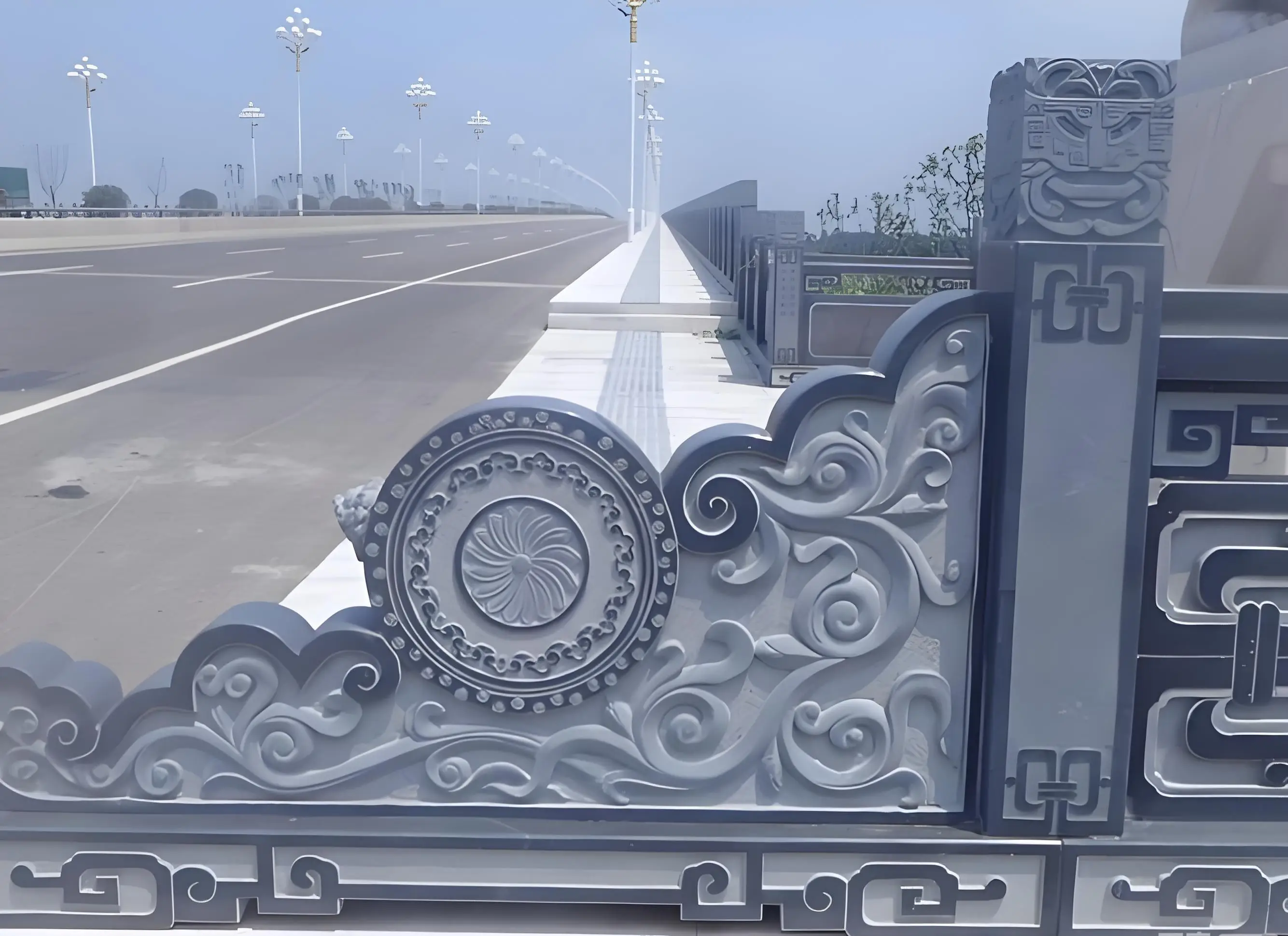 石欄板定制選嘉祥玉華石業(yè)，涵蓋青石/花崗石/漢白玉等材質(zhì)，工藝精湛價格透明